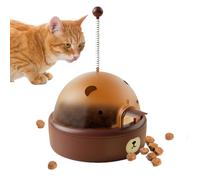 Générique Automatic Cat Treat Toy, Puzzle Smart Electric Kitten Game, for Feeding and Play Cat Feeder, for Home Indoor Outdoor Travel Exercise Snack Time Floor Activities, Kitten