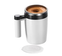 Générique Automatic Coffee Cup - Stirrer 380ml Rechargeable Electric Magnetic Stirring Coffee Mug | Self Mixing Cup With Temperature Display For Hot Chocolate Milk Tea