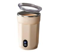 Générique Automatic Coffee Stirrer - ABS 316 Stainless Steel 300ml | Electric Stirrer With Magnetic Stirrers 2-Mode System, Digital Display For Coffee Tea Milk Juice Cocoa, Ensures Smooth Blending