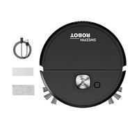 Générique Automatic Floor Vacuum - Rechargeable Robot for Homes | Abs with Lightweight Build, Powerful Suction Feature, Household Cleaning Device, Apartment Dorm Accessory, Living Room