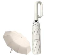 Générique Automatic Folding Umbrella - 70-105cm Windproof Compact Travel Umbrella, Button Open Close Waterproof Canopy For Rain Sun Protection, Daily Outdoor Travel Use
