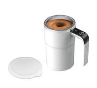 Générique Automatic Magnetic Stirring Coffee Mug, Milk Tea Cup with Magnetic Feature, Waterproof Blender, Thermal Insulation Frame with Design, Electric Cup for Kitchen and Travel