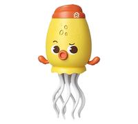 Générique Automatic Octopus Toy, Dancing Swing Octopus Robot, 7.87-inch Interactive USB Rechargeable Musical Toy, Electric Toy for Kids Parent-Child Fun, Yellow Green White