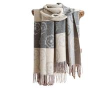 Générique Automne Et Hiver Mode Épaississant Châle Polyvalent Pour Femme Pour Garder Au Chaud Écharpe (gris)