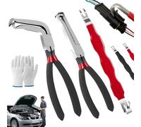 Générique Automotive Electrical Terminal Connector Separator Removal Tool, Terminal Connector Removal Tool, Universal Multi Functional Electrical Disconnect Pliers for Most Vehicles (3Pcs/B)