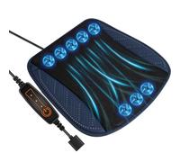 Générique Autositzkühlerpolster - 44cm Belüftete Auflage | Eisseide Mesh USB Kühlsitzkissen, 3 Stufen Einstellbare Kühlung Atmungsaktive Matte Für Lange Reisen LKW Und Büro 8-Motoren System Zubehör