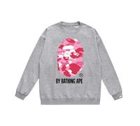 Générique Autumn Winter Fleece Doublé Hoodie - Simple Monkey Avatar Cartoon Print, Noir Blanc Gris, Unisex & Teen Pullover Loose, Mode Chaud Confortable, Convient Aux Hommes Femmes Daily-Color-3||x_l