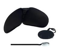 Générique Auvent de Qui Bloque la lumière - Ombrage de, Blocage de la lumière du Soleil Réduction de l'éblouissement Store supérieur de Type Toit - 157x80 cm Cloison occultante - Mesures de refroi