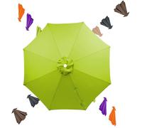 Générique Auvent de remplacement de jardin, 8 baleines, facile à installer, sept tailles disponibles, avec aérations sur le dessus, sans mât ni pied.