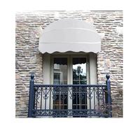 Générique Auvent incurvé, Marquise de Porte en Forme de dôme hémisphérique, abri de Patio résistant aux UV, auvent en Toile en Forme de dôme, Protection Solaire Pliable en Polyester, avec ca
