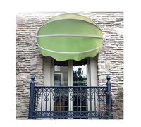 Générique Auvent incurvé, Marquise de Porte en Forme de dôme hémisphérique, abri de Patio résistant aux UV, auvent en Toile en Forme de dôme, Protection Solaire Pliable en Polyester, avec ca