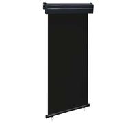 Générique Auvent latéral de Balcon 105x250 cm Noir,Parasols & voiles d'ombrage,3.7KG-48412