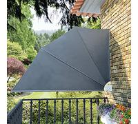 Générique Auvent latéral Pliable de Balcon Gris 160 x 240 cm,Parasols & voiles d'ombrage,4.5KG-41574