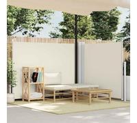 Générique Auvent latéral rétractable Crème 140 x 1000 cm,Maison & Jardin,Pelouses & Jardins,Vie en extérieur,Parasols & voiles d'ombrage,Crème,14.53 KG,48485