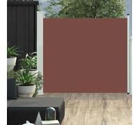 Générique Auvent latéral rétractable de Patio 100x300 cm Marron,Parasols & voiles d'ombrage,4.8KG-48375