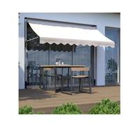 Générique Auvent rétractable manivelle pour terrasse et Jardin, abri Pare-Soleil extérieur, 4 m de Large