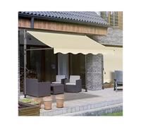 Générique Auvent rétractable manivelle pour terrasse et Jardin, abri Pare-Soleil extérieur, 4 m de Large