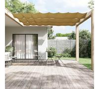 Générique Auvent Vertical Beige 140x1200 cm Tissu Oxford,Maison & Jardin, Pelouses & Jardins, Vie en extérieur, Parasols & voiles d'ombrage, Beige (Poids 4.7KG)