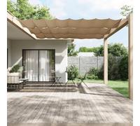 Générique Auvent Vertical Taupe 180x1200 cm Tissu Ox,Parasols & voiles d'ombrage,6.48KG-148422