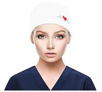 Générique avec Boutons Chapeau Bouffant Cap Femmes Impression pour Hommes Scrub avec Sweatband et Casquettes de Baseball Bonnet Homme Ski Rigolo
