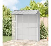 Générique Aviary pour Oiseaux Gris 215x110x247 cm Acier,Cages & perchoirs à Oiseaux,53.7KG-3325173