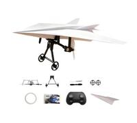 Générique Avion en Papier Jouet télécommandé électrique léger Pliable