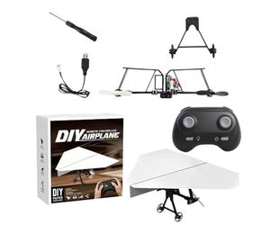 Générique Avion en Papier Télécommandé | DIY d'Aéronef,Avion de Chasse Jouet - pour Jardin Arrière Plage Camping École Anniversaire Vacances Pelouse Parc