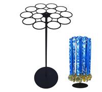 Générique Award Shelf - Heavy Duty 360 Degree Rotating Display Rack | No Drilling Tabletop Award Hanger | Holds 45+ Sports Medals for Running Race Soccer Baseball Softball Metal Display Stand