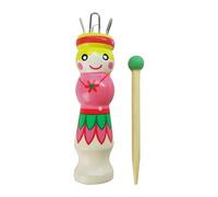 Générique aWeaving Needles - Knitting Craft Tools, Wooden Sewing Accessories, Handmade Bracelet loam Kit, Cute Doll Embroidery Equipment | Ribbon Braiding Needle Supplies, DIY Crochet Weaving Gadgets