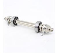 Générique Axe de Roue Avant Arrière 14cm 18cm Vélo Hub HUB Arbre ARRIÈRE Solide Avant/D'ARRIÈRE D'ASSION Accessoires DE Reparation VÉLABILLE(Front Axles)
