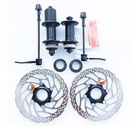 Générique Axe de Roue Avant Arrière Hub de Frein Disque 160mm Rotor 8 9 10 Vitesse Vélo VTT Centerlock 32/36 Trous Libération Rapide Hubs Cassette for MT200(32h Pair with RT30)