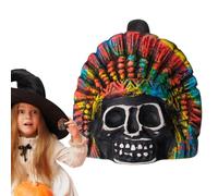 Générique Aztec Death Whistle | Ceramic Portable Skull Spooky Whistle | Folk & World Wind & Instruments Collectible, Horror Gift, Self Defense for Indoor and Outdoor