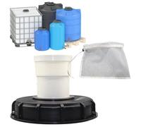 Générique b Tote Filter Cap Adapter Kit - Water Tote Hose Adapter with 45° 90° Elbow Connectors, b Tank Filter Cap Fittings for Water Storage Container Garden Irrigation Hose Connection