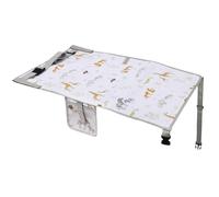 Générique Baby Airplane Bed, Kids Flight Extender, 29.92x17.52 inches Folding Waterproof Design and Compact Seat Attachment, Travel Cushion for Plane, Long Trip, Family & Outdoor Use