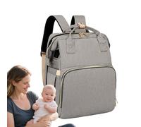Générique Baby Bag, Waterproof Travel Diaper Bag, Multi Compartment Organizer, Portable Lightweight Design, Removable Changing Pad, Convenient Storage for Car, Nursery, Airplane, Outdoor