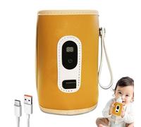 Générique Baby Bottle Warmer Cover, Portable Milk Heat Keeper, 14x8x8cm/5.51x3.15x3.15 inches Insulation Thermostat for Baby Bottles, Car-Friendly Bottle Storage to Keep Warm