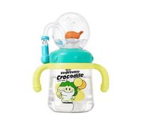 Générique Baby Straw Cup | Whale Spray Water Bottle | Sippy Cups For | Leak-proof Spray Cup | Creative Toddler Water Bottle Durable And Safe Materials Tritan For Home Travel