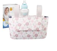 Générique Baby Stroller Storage Bag, Large Capacity Travel, Baby Car Organizer, Multiple Pockets for Wet Wipes, Toys, Diapers, Bottles, Waterproof Material, Adjustable Straps, for Daily Use