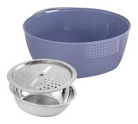 Générique Bac À Légumes | Bol Mélange Salade Ménager,Bac de Drainage Lavable au Lave-Vaisselle pour Riz | Préparation Légumes Riz Fruits Maison Restaurant