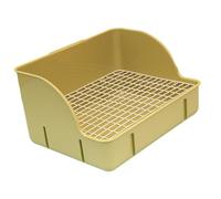 Générique Bac à Litière d'angle Premium pour Petits Animaux - Cage Hygiénique, Maille d'acier Verte