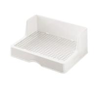 Générique Bac à Sable avec Grille, Bac à Sable d'angle, Toilettes pour Animaux de Ferme et de Jardin, Cochons d'Inde et Autres Petits Mammifères, Petite Grille 16 Mm