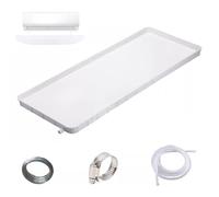Générique Bac de récupération des condensats avec Tuyau pour climatiseur Central, climatiseur de fenêtre, climatiseur Portable Split, Universel 1-5P, avec Tuyau d'évacuat
