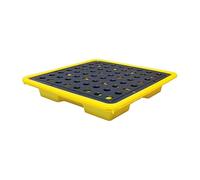 Générique Bac de rétention Industriel pour fûts d'huile, Plateforme empilable avec Drainage, bac de sécurité Robuste pour usines, Conception modulaire pour Une Gestion Efficace des déversements