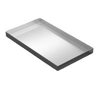 Générique Bac récupérateur INOX 304 rectangulaire, Grand Format étanche | Bords surélevés pour récupérer les liquides des grills, plans de travail, appareils et ateliers(30X20X5cm)
