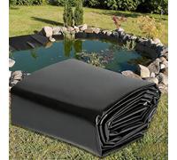 Générique Bâche Bassin Extérieur 0.12mm Epaisseur 5x7m 6x7.5m 8x8m 9x9m 10x10m Revêtement D'étang HDPE Flexible Jardin pour Bassins D'agrément, Bassin a Poisson, Cascade(3.5x12m)