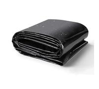 Générique Bache Bassin Exterieur Noire 4x5.5m 4.5x6m 5x6.5m 5.5x7m 6x7.5m Membrane Renforcée HDPE 0.12mm Revêtement D'étang préformée pour Jardinage de Piscine(11x15m)
