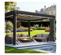 Générique Bâche en Vinyle Transparent imperméable 5 x 2 m - Bâche résistante aux déchirures avec œillets pour la Protection des toits, Jardins, Parcs, pergolas et mobilier de Jardin