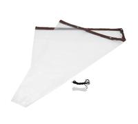 Générique Bâche Robuste et Imperméable pour Poulailler Extérieur en PE, Couverture Isolante Hiver avec Corde et Attaches, Protection Complète pour Cage à Volaille