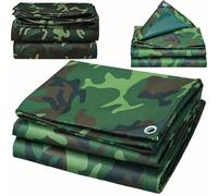 Générique Bâche Robuste Verte imperméable pour Bois de Chauffage, Meubles d'extérieur, Piscine, Bateau 1,5 x 2 m-12 x 12 m, bâche de Camping en Plein air(145x250cm)