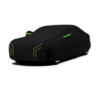 générique Bache Voiture Exterieur Compatible avec Porsche Taycan Cross Turismo 2019-2026，Étanche Respirante Bâche de Voiture Protection Intérieure Extérieure Tout Temps(Black Green)